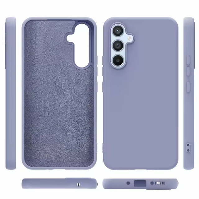 For Liquid TPU Silicone Shockproof Mobile Phone Cases S25/S24/S23/S22 Ultra/Plus/S21/A52/A54/A53/A55/A16 Business Luxury