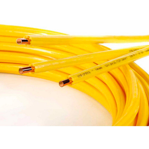 Tubo in Rame Rivestito SMISOL TEGAS 22 X 1 mm Grado C12200 Motivo Quadrato per Applicazioni di Condizionamento e Lavorazione di Piegatura - Product Image 3