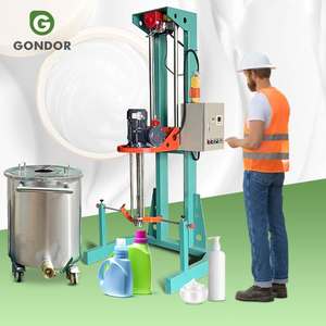 Vacío de alta velocidad emulsionar 20l 50l cosmético de alta cizalla crema cosmética pequeño homogeneizador emulsión Mezclador - Product Image 1