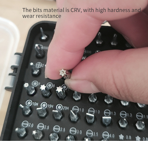 ชุดไขควงอิเล็กทรอนิกส์เหล็กโครเมี่ยมวาเนเดียม 115 ชิ้น - Product Image 3