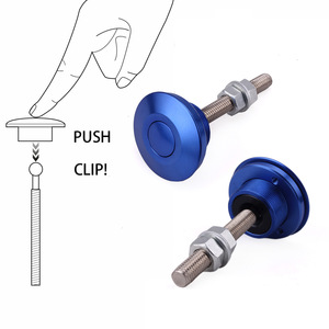 Cerradura de capó de aleación de aluminio de 62 mm de diámetro, pestillo decorativo para capó de motor, para mejora de automóviles, color azul opcional - Product Image 3