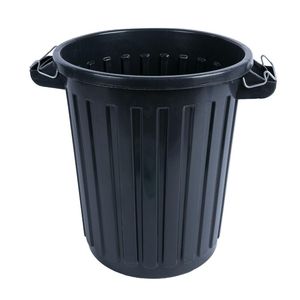 Vườn janitorial cung cấp màu xám đen trắng tròn nhà bếp chất thải Thùng rác Thùng rác Thùng rác thương mại - Product Image 3