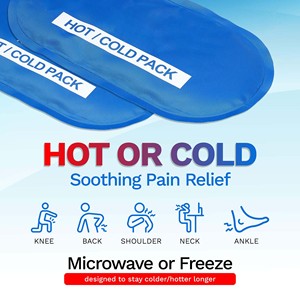 BAOLUN Bolsa de hielo reutilizable para terapia de <span class=keywords><strong>compresas</strong></span> frías y calientes, bolsa de hielo de <span class=keywords><strong>gel</strong></span> frío y caliente - Product Image 6