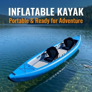 <span class=keywords><strong>Kayak</strong></span> Inflable para 1, 2 o 3 Personas, Tipo Canoa, con Tecnología Drop Stitch, para Pesca en Agua de Mar - Product Image 1