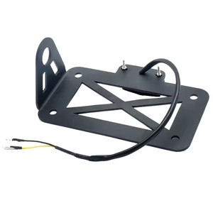 Soporte Universal para Placa de Matrícula de Motocicleta con Luz Trasera LED para Bobber Honda <span class=keywords><strong>Cafe</strong></span> <span class=keywords><strong>Racer</strong></span> Suzuki - Product Image 2
