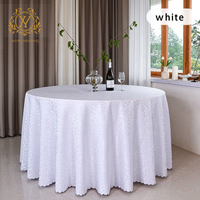 Nappe de Table à Manger de Mariage de Style Européen Grande Nappe Ronde Circulaire Hôtel Jacquard Nappe Couverture de Table pour Restaurants