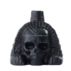 Sifflet authentique en résine pour l'autodéfense, design aztèque, véritable sifflet humain le plus fort de plus de <span class=keywords><strong>125</strong></span> décibels, poterie émaillée - Product Image 3