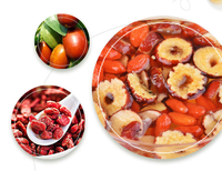 Thé parfumé sélectionné : Thé beauté à la longane, aux baies de goji et aux dattes rouges