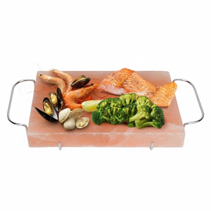 แผ่นหินเกลือหิมาลัยธรรมชาติสำหรับทำหัตถกรรมสำหรับย่างบาร์บีคิวแช่เย็นหรือย่างบาร์บีคิวสำหรับแผ่นเกลือ - Product Image 1