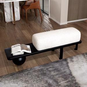 Nordic Style Shoe Changing <b>Stool</b> With Cushion Space Saving Entrance Bench For Home <b>Dressing</b> Room - Product Image 3