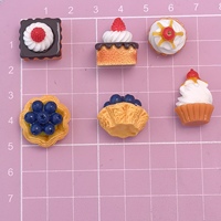 Miniature di Frutta e Torte in Resina per Case delle Bambole, Decorazioni Fai-da-Te e Accessori per Artigianato