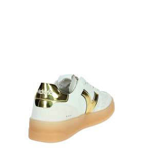 Sneakers da Donna Victoria Bianche e Oro con Suola Chunky, Sneakers alla Moda - Product Image 3
