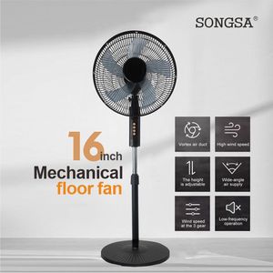 Ventilateur sur pied oscillant classique à refroidissement par air, prix de gros bas, 16 pouces, pour la maison - Product Image 1