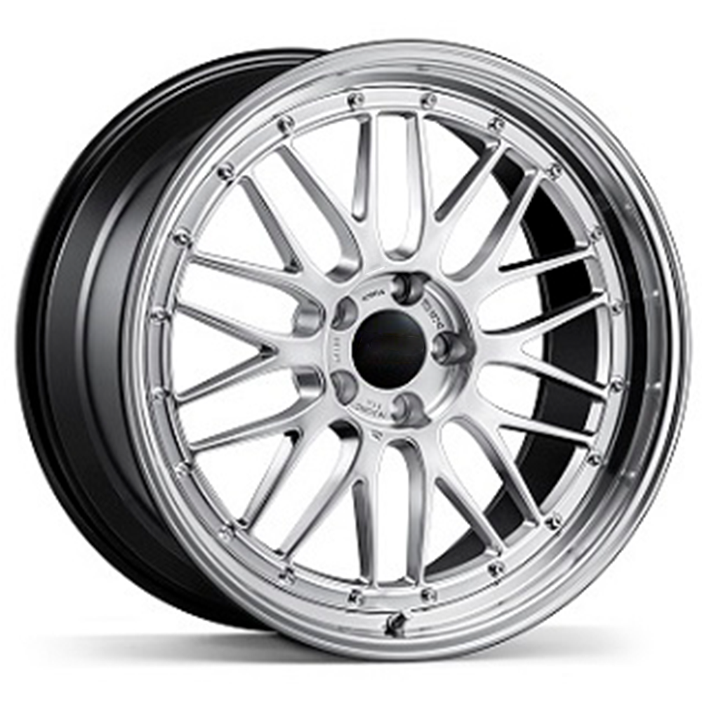 Diamond Silver disk and Black Bright Diamond-cut rim