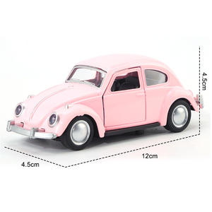 Diecas toys-Escarabajo <span class=keywords><strong>Grande</strong></span> G 1:36, coche clásico de aleación, modelos de simulación de coche, adornos de juguete para niños, Colección inercial, movimiento, venta al por mayor - Product Image 4