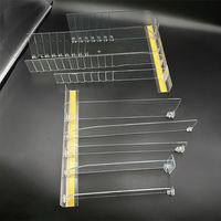 Supermarché prix porte-étiquette étagère étiquette billet plastique PVC auto-adhésif plat magasin extrudé bande de données pour l'entreposage d'approvisionnement