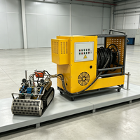 Robot de dragage électrique fiable pour le contrôle des sédiments des réservoirs d'eau potable