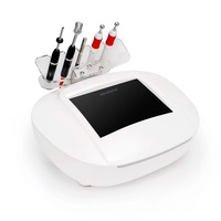 Appareil de soin du visage portable à micro-courant en alliage de chrome, outil de nettoyage en profondeur pour la peau avec accessoire gant magique