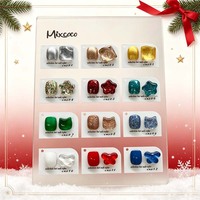 Série de gels pour ongles Mixcoco Christmas Cat Eye 15ml, gel magnétique UV LED à retirer par trempage pour manucure de Noël