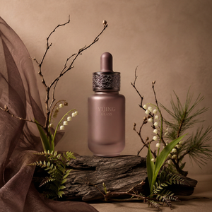 Flacon de sérum pour soins de la peau en verre givré rond de 30 ml, avec pulvérisateur, pour l'emballage d'huiles essentielles, logo personnalisé, service OEM ODM - Product Image 1