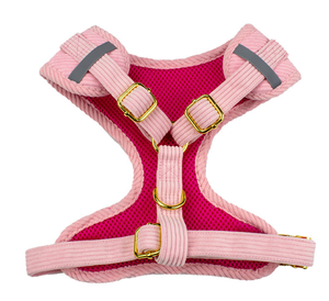 Harnais pour chien en velours côtelé réglable de couleur personnalisée poitrine et dos pour animaux de compagnie - Product Image 5