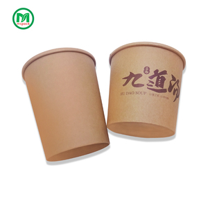 Emballage à <span class=keywords><strong>emporter</strong></span> en papier Kraft, Logo personnalisé 16oz 26oz 32oz, tasse à <span class=keywords><strong>soupe</strong></span>, pour pâtes de riz, pièces - Product Image 5