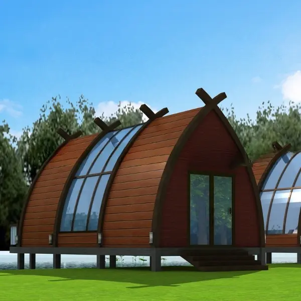 Luxus-Wasserhaus modulares Mobilhaus winziges Haus fertighaus-Bootehaus schwimmende Häuser Design schwimmendes Hotel bewegliches Hausboot