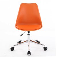 Chaise de bureau confortable au design moderne, chaise pivotante, salon, chambre à coucher, bureau, côté bureau, chaises de bureau roses pour la vente en gros