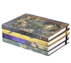 Quaderno da Disegno A5 con Copertina Rigida in Tessuto, Rilegatura a Punto Metallico, Agenda Artistica Van Gogh per Studenti con Pagine Bianche - Product Image 2