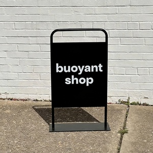 Custom Black <b>Pavement</b> Sign Swing Advertising <b>Board</b> Outdoor Store Entrance Floor Stand a Frame Sidewalk Sign - Product Image 5