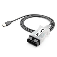 Herramienta de diagnóstico OBD2 para coche, escáner FTDI FT232RL, Chip K-LINE, interfaz DCAN K + DCAN OBD2, Cable para BMW