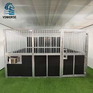 经济型模块化马厩板 便携式结构 易于组装 非常适合户外马术马房 - Product Image 1