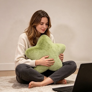 Multiple Uses 30-50cm Cute Soft Plush Children Sleeping Sofa Home Decor Kids Adults Gift <strong>Star</strong> Velvet Pillow <strong>Cushion</strong> - Product Image 3