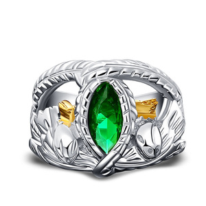 Echt 925 Sterling Zilveren Aragorn Ringen Van Barahir Lotr Wedding <span class=keywords><strong>Ring</strong></span> Voor Mannen Film Fan Sieraden - Product Image 1