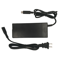 Chargeur de batterie pour vélo électrique Reliago 42V 2A avec câble de 1m à huit sections, connecteur DC 5.5x2.1mm, pièce de rechange