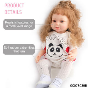 55cm Filles Jouets Full Body Silicone Poupée Grande Taille Pas Cher à Vendre - Product Image 3