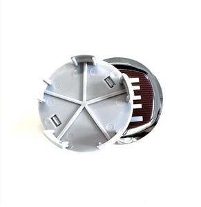 Emblème de voiture 3D de 60 mm, capuchon de moyeu de roue, emblème anti-poussière pour jante de voiture, accessoires de style pour <span class=keywords><strong>FIAT</strong></span> - Product Image 3