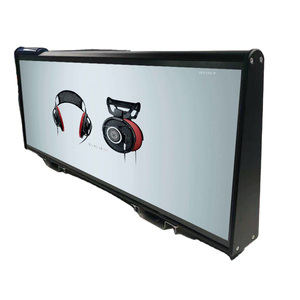 Taxi Top Light Box Taxi Led Display Advertising New Design Outdoor Waterproof Double Sides Led Advertisement Display Board Taxi Top Advertising Light Box Display
