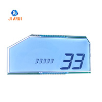 Panel Layar LCD Tachometer Digital Sepeda Motor TN HTN Kustom 7 Segmen Speedometer Elektronik Odometer Tipe VA STN LED Tinggi