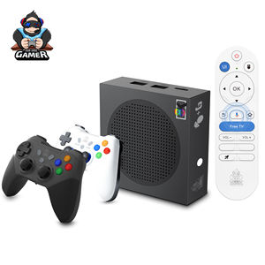 Máy chơi game Android 14 G8MAX mới nhất, ROM 32GB, giải mã 8K, điều khiển từ xa bằng giọng nói BT, tay cầm kép, hơn 60000 trò chơi cổ điển, phích cắm EU - Product Image 2