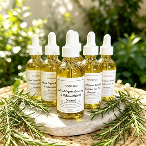 Huile de croissance capillaire biologique à la rose musquée et à l'hibiscus, soin nourrissant du cuir chevelu, marque privée, logo personnalisé - Product Image 2