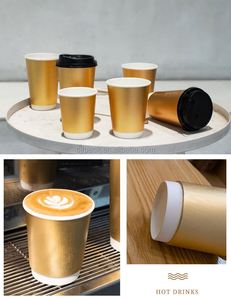 Vaso de Papel Kraft Biodegradable de Doble Pared Personalizado para Café, Vino, Agua Mineral, Tequila y Bebidas Energéticas - Product Image 5