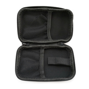 <b>EVA</b> Storage Bag For Blood Glucose Meter Black 2-3 Compartments Medical Packaging - Product Image 1
