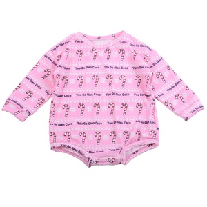 Mono de bebé de manga larga con estampado de calabaza de Halloween para niñas, 100% algodón, cierre de botones a presión, para verano/otoño, venta al por mayor - Product Image 6