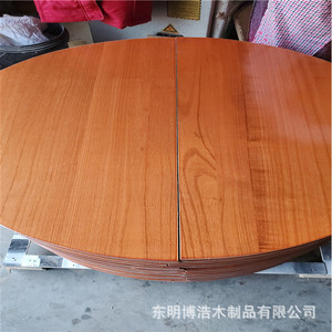 Panel de Mesa Redonda de Madera Maciza, Tamaño Personalizable para Fabricación de Muebles, Origen Shandong - Product Image 4