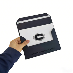 En stock, vente en gros, enveloppe en papier de couleur unie vintage noire de 18,5 x 12,5 cm, taille moyenne - Product Image 6