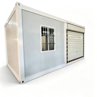 Casa Contenedor Móvil de Construcción Rápida, Oficina Prefabricada, Desmontable, Ensamblable, Transpirable, Galvanizada, Sala de Estar