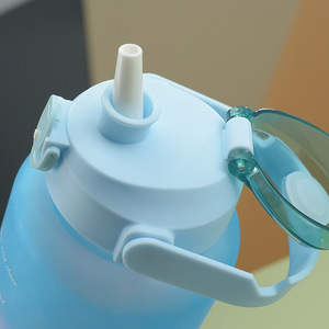 <span class=keywords><strong>3</strong></span> trong <span class=keywords><strong>1</strong></span> xách tay tái sử dụng BPA tự do Du lịch phòng tập thể dục Cắm Trại Đi Bộ Đường Dài uống Kid bé nước trái cây đo lường quy mô chai nước bằng nhựa - Product Image 3