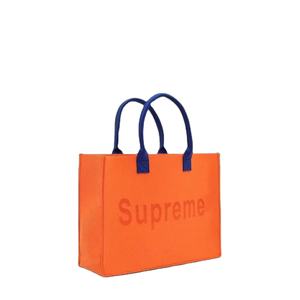 Sac de rangement en feutre coloré style coréen personnalisé Organisateur de transport durable et élégant pour les courses - Product Image 2