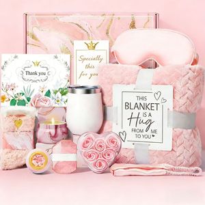 Coffret Cadeau Luxe pour Meilleure Amie 2026 – Bougie d'Aromathérapie, Bombe de Bain, Tasse et Coffret Cadeau 4 Pièces pour Soin Personnel et Amitié Féminine - Product Image 2